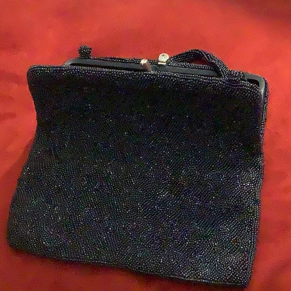 Handmade in Germany Beaded Clutch